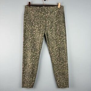 Good American Legging Green Camo Animal Print High Waist Size 5 2XL‎ XXL